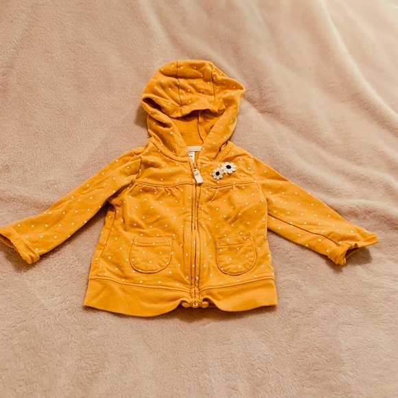 Carter's Two Hooded Zip Up Jackets Size 6 Months - Picture 3 of 16